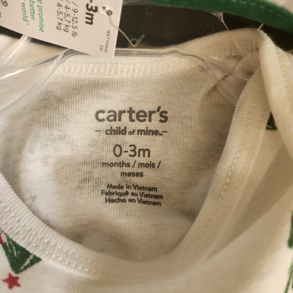NEW My First Christmas Onesie Set - 0-3mos - Picture 4 of 4